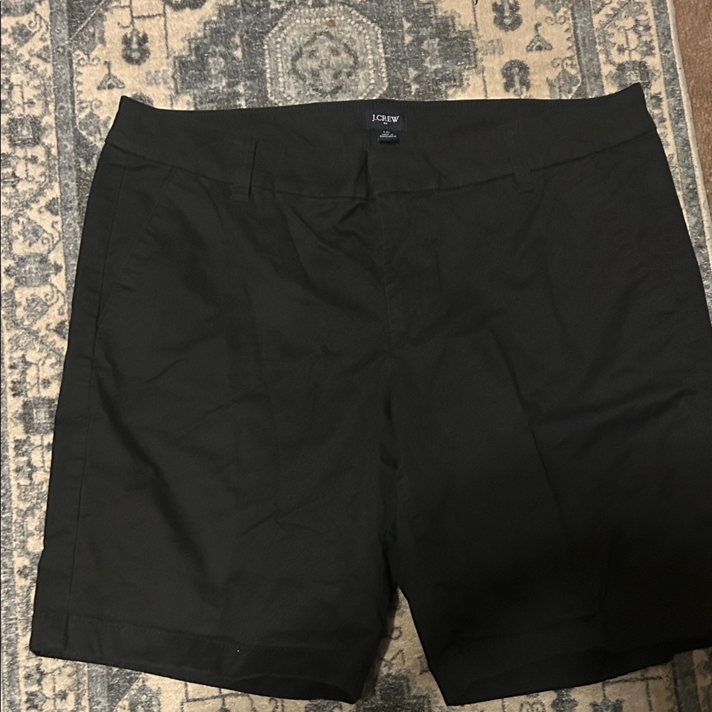 J. Crew Men's Classic Black Flat Front Shorts
